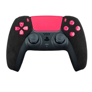 Controlador PS5 Sakura Pink Mod con botones blancos Controlador