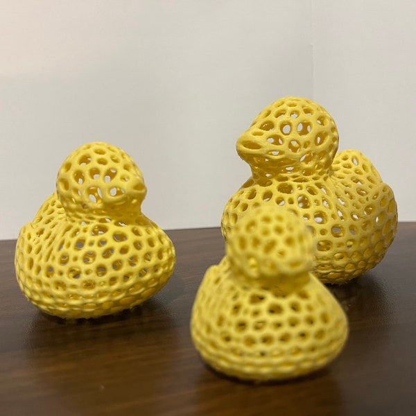 rubber duck toy cute duck desk toy for school and work office decor ducky cute rubber duck voronoi WARNING! DOESNT FLOAT!