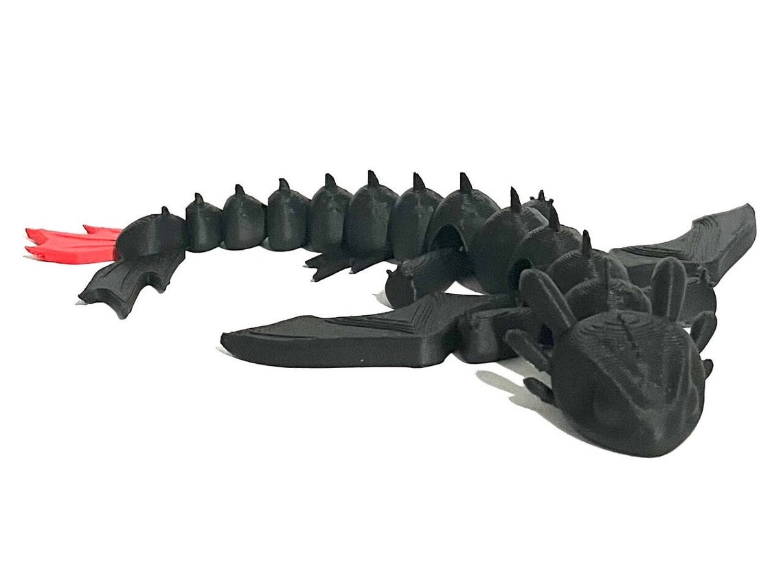 Toothless Fidget Dragon Toy Dragon Cool How to Train Your Dragon Fidget ...