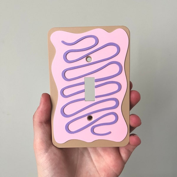 poptart light switch cover for kids treat cover for light switch poptart cute light switch cover sweet themed cover for sugar lovers