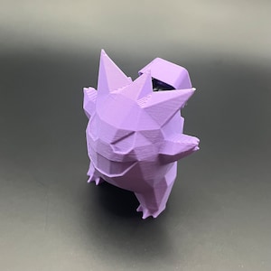 Low Poly Gengar Mechanical Switch Fidget Toy | Stim Toy, Stress Relief, ADHD, ASMR
