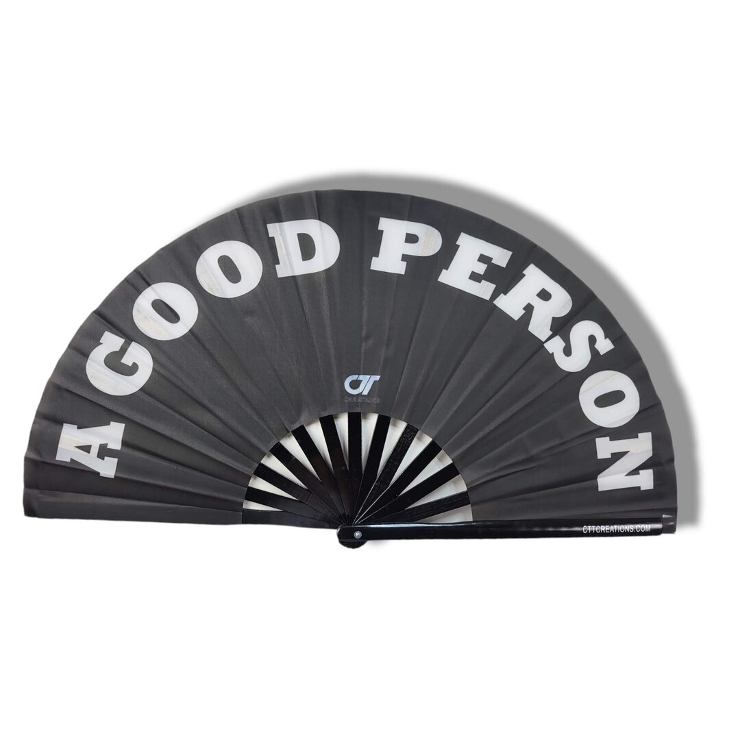 A Good Person Hand Fan Etsy
