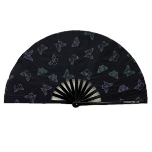 Butterflies Flash Reflective - Hand Fan