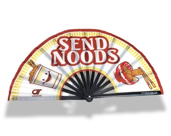 Send Noods - Large Hand Fan