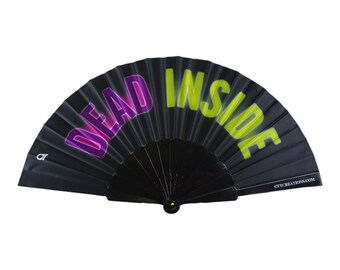 Mini Hand Fan - Dead Inside