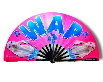 WAP (Wet Ass P*ssy) - Rave Hand Fan
