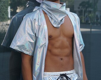 Rainbow Sparkle - Rave Kimono