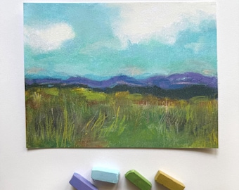 Max Patch Mountain Pastel Original
