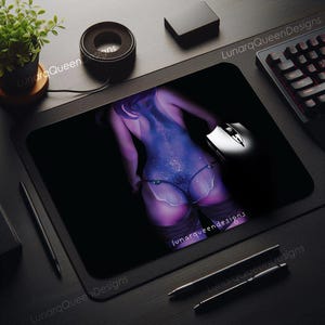 Xal'atath-muismat | Grote kont-muismat | World of Warcraft War Within | Bureaumat | Dikke muismat Geweldig cadeau Gamers | Xalatath-knaifu