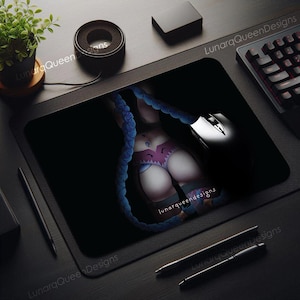 Jinx Maus Pad | Big Ass Mousepad | Liga der Legenden | Schreibtischunterlage | Dickes Maus-Pad Super Geschenk für Gamer | Champion des Arkanen Aufruhrs