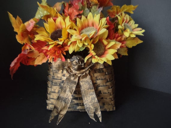 Angel Cupid Wall Door Hanging Basket Fall Farmhouse Flower Arrangement Halloween