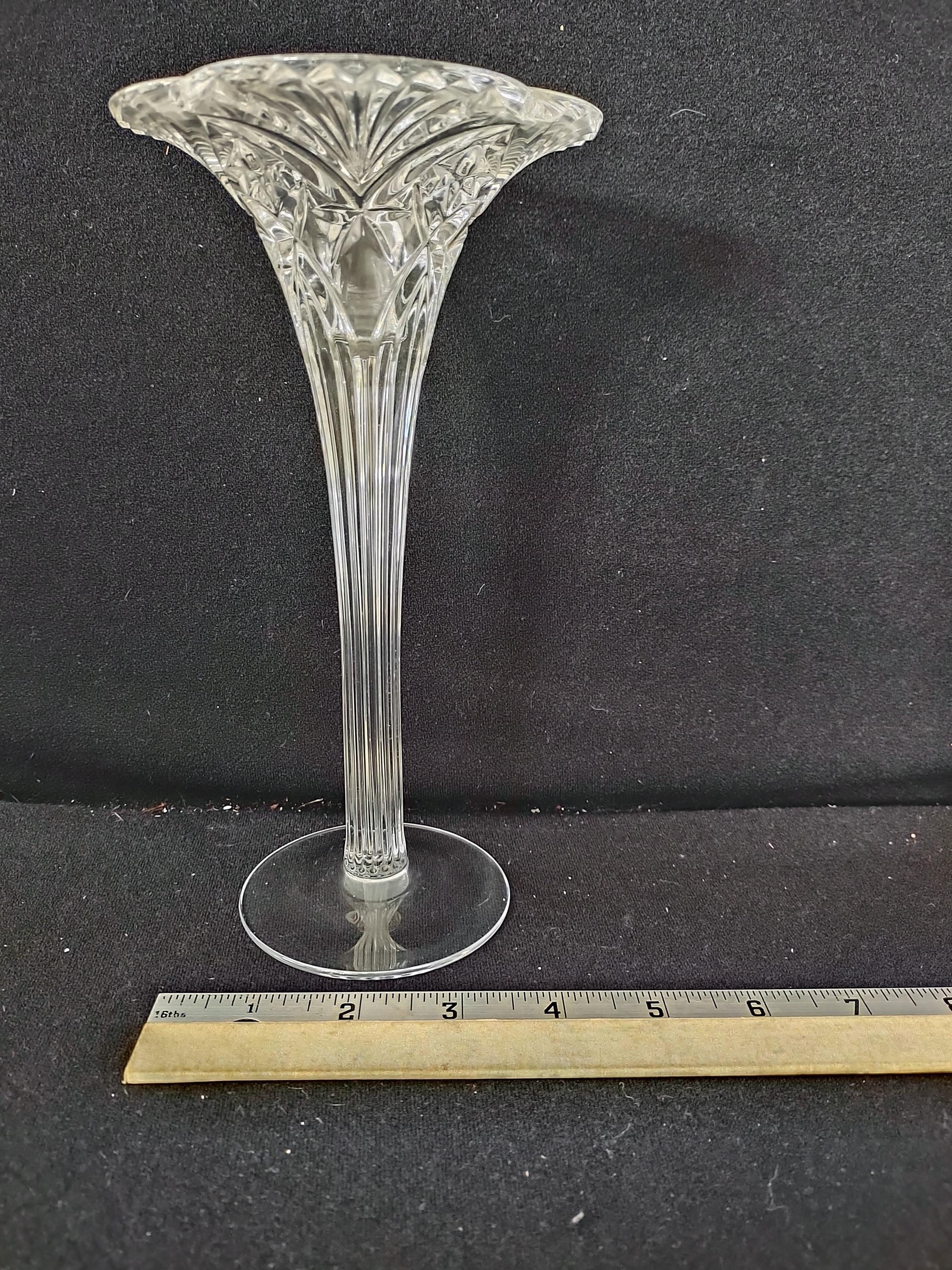 Vintage JG Durand Romantique Crystal Taper Candle Holder (lot 3893) - Etsy