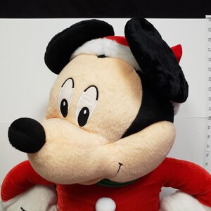 Christmas Plush Mickey Mouse Toy Musical Sings 28" (lot 2247) image 4