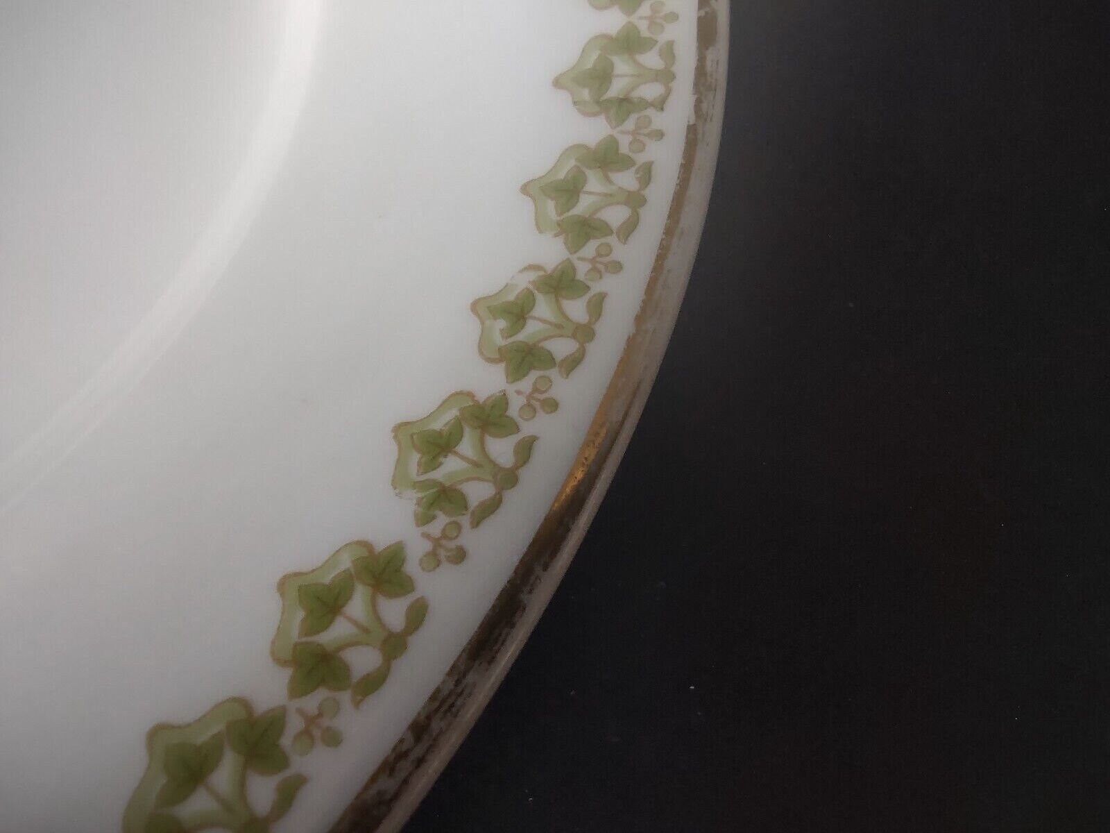 GDA Field Haviland Limoges France Serving Platter Plate Clover Shamrock