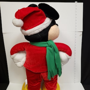 Christmas Plush Mickey Mouse Toy Musical Sings 28" (lot 2247) image 9