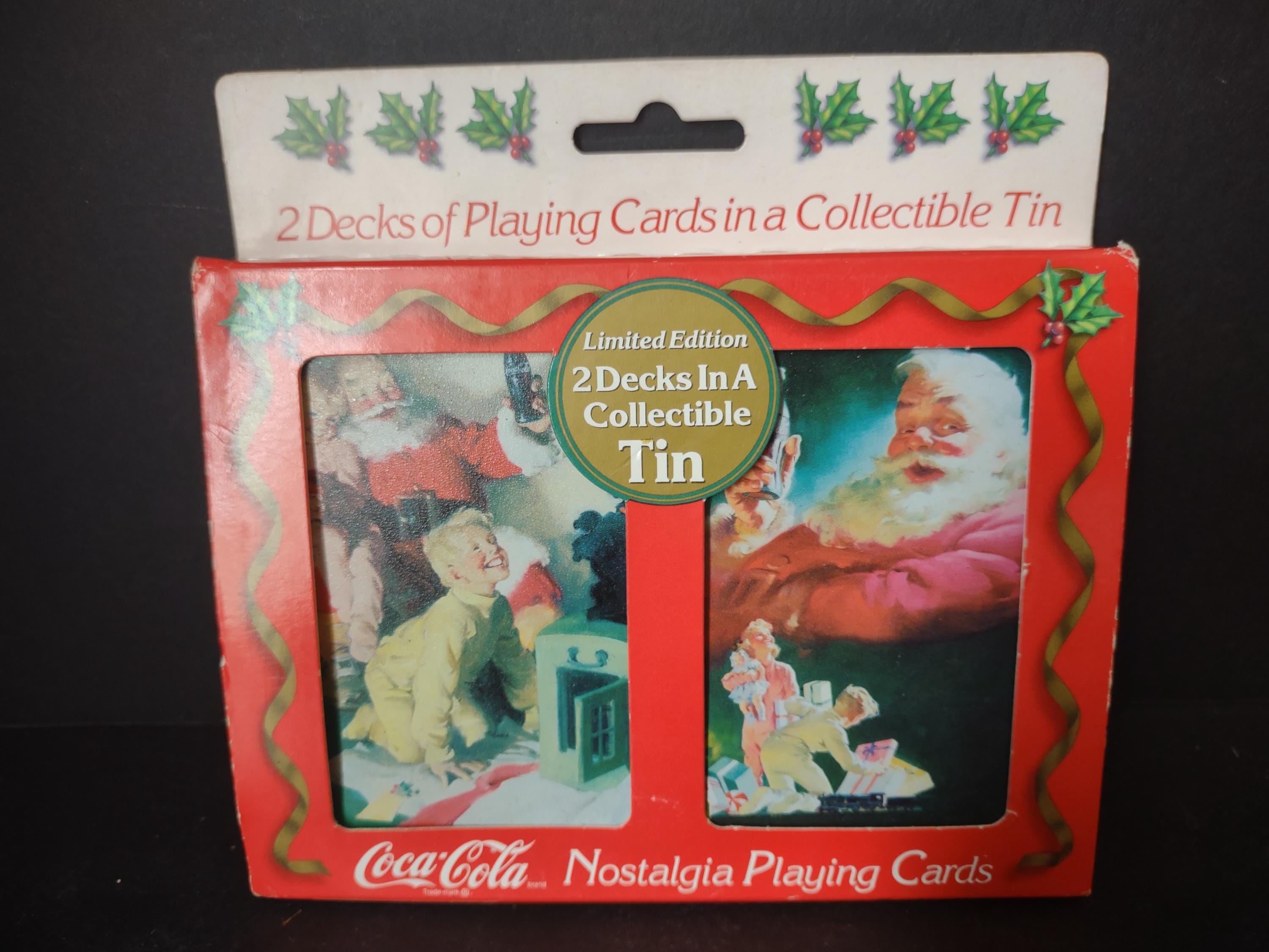 Vintage Coca-cola Nostalgia Playing Cards 1964 1952 Collectible