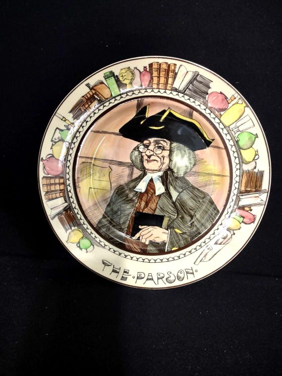 078 Vintage Collectible Royal Doulton The Parson Plate 10-1/2"