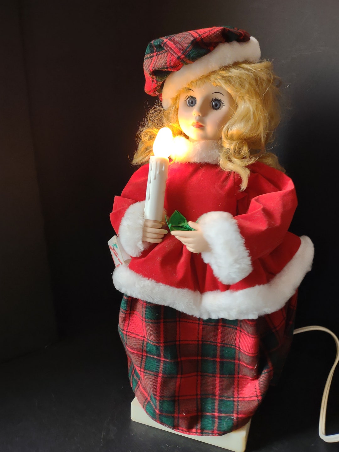 Vintage Original Christmas Figure Illuminated Animated lot