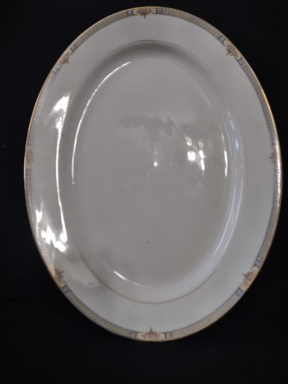 Noritake The Basel Oval Serving Platter 16-1/2" Japan (304)