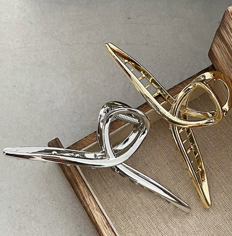 X-large Metal Hair Claw Clip Hair Claw Clip for Thin & Thick - Etsy