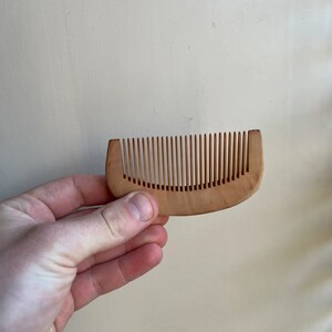 Wooden Beard Comb, beard care for him, gift for him