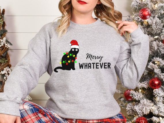 Holiday store cat sweater