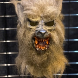 Werewolf Mask- Custom Werewolf Mask-1980s Werewolf-Halloween Mask