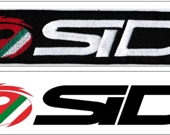 SIDI Protective Wear Motorcycle Bicycle Cycling Badge Iron On Embroidered Patch