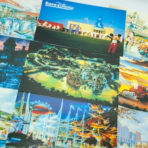 Postales previas a la apertura de EuroDisney (c. principios de la década de 1990)
