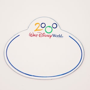 WDW Millennium Celebration 2000 Cast Member Name Tag (c. 1999-2001)
