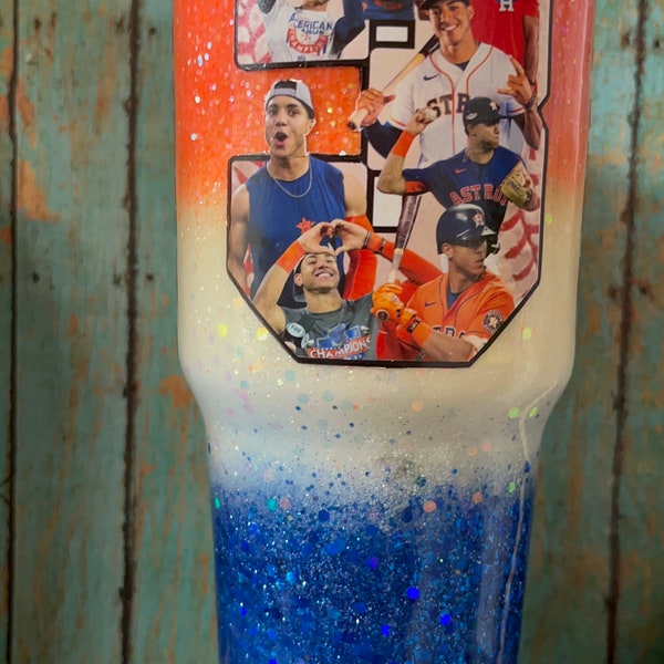 Astros Fans / Favorite Player / Epoxy Tumbler