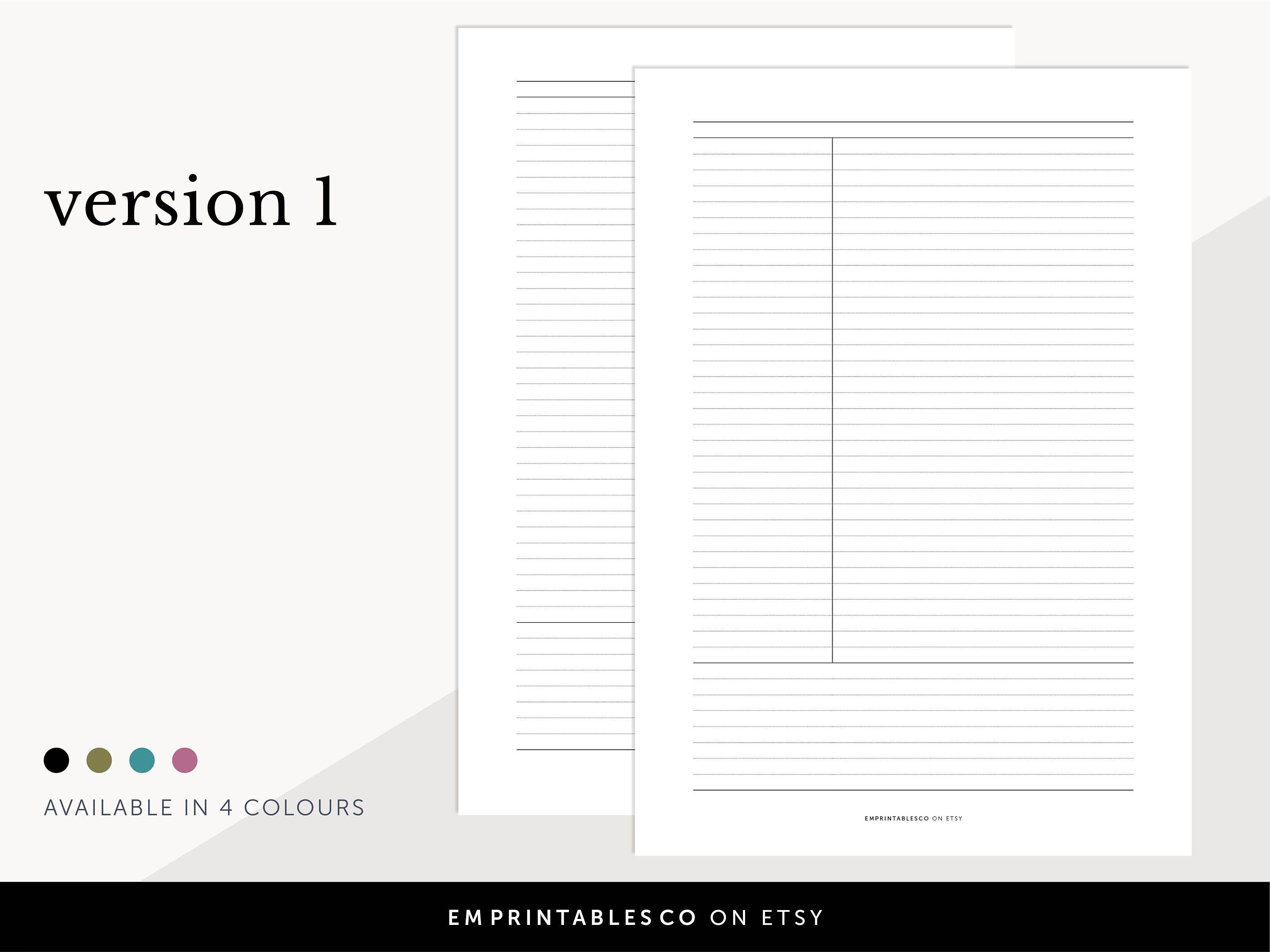 Cornell Notes Template, Notes Pages, Productivity Pages, Project Notes ...