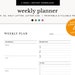see more listings in the Weekly Planner section