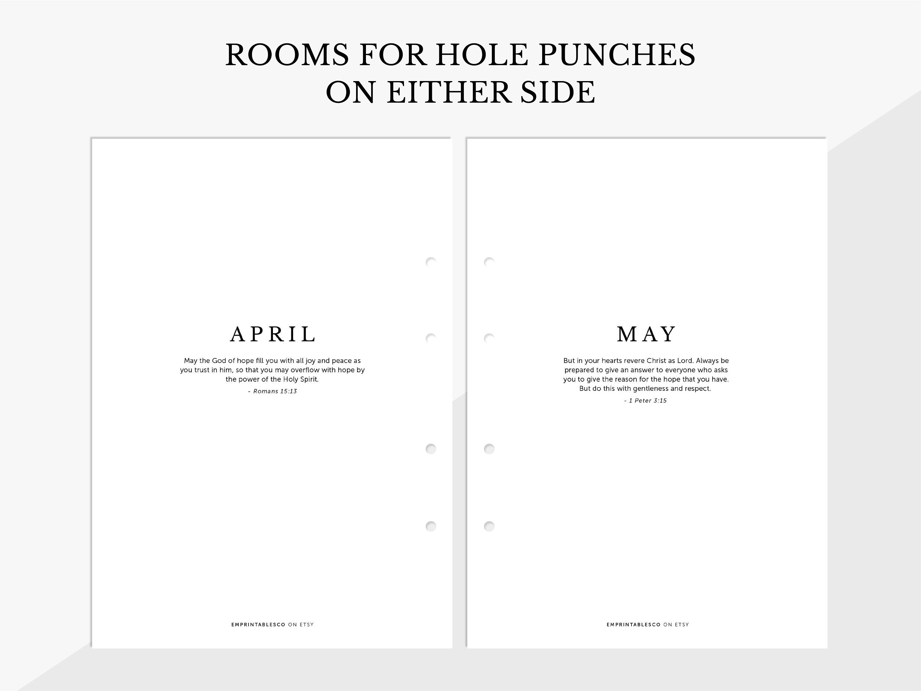 Monthly Planner Dividers Printable Monthly Dashboards With - Etsy