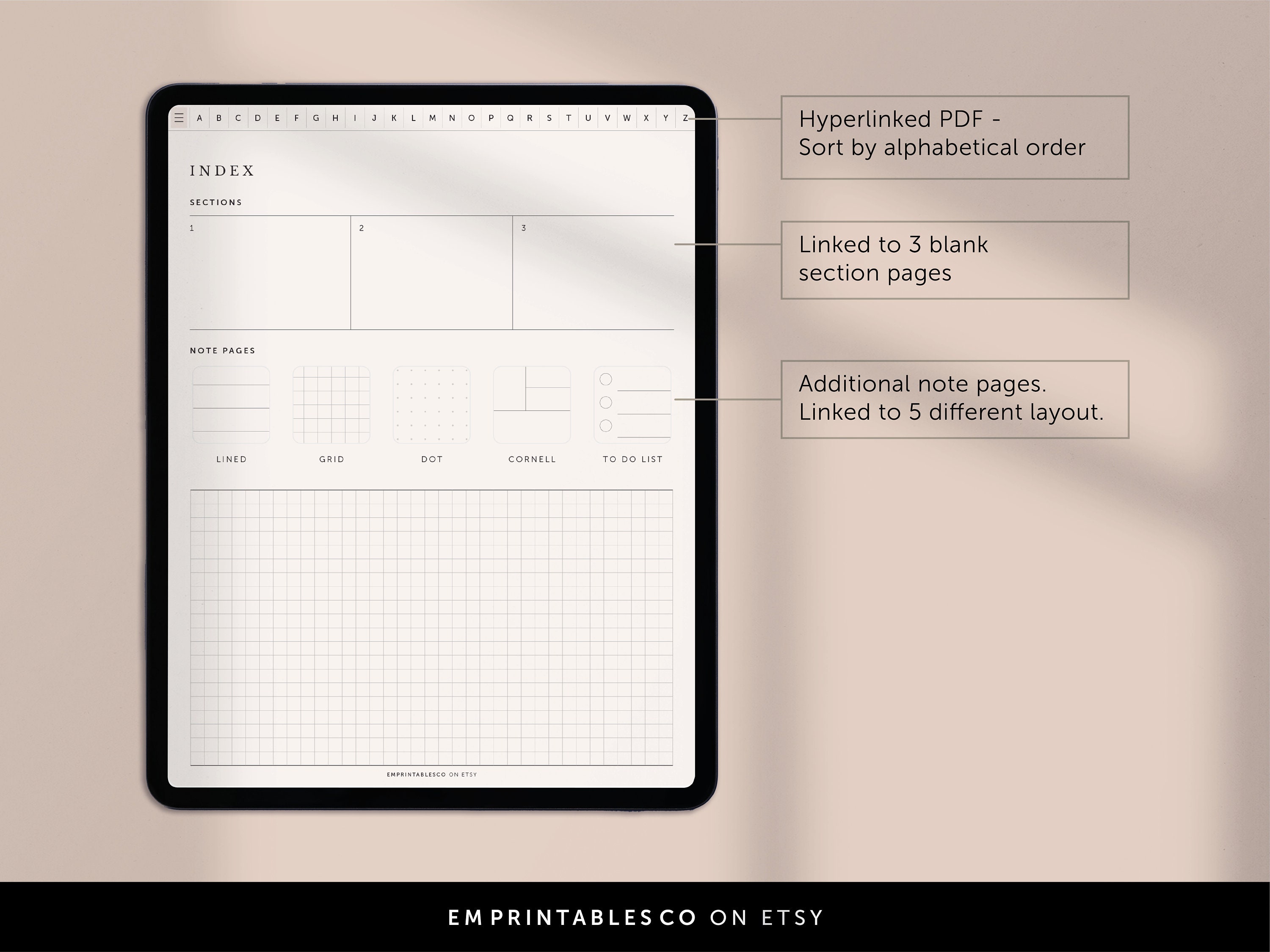 Digital Password Tracker, Alphabetical Password Tracker, Password Book ...