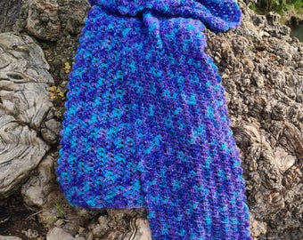 Crochet Mohair Scarf Pattern - Easy