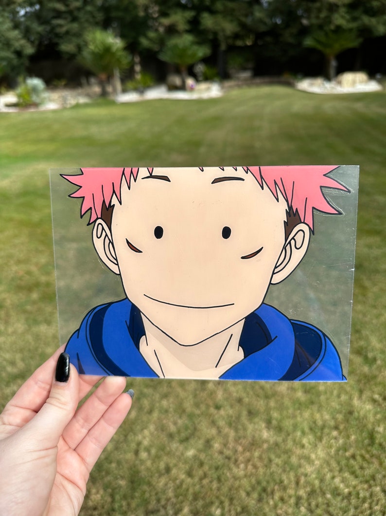 5x7 Anime Plexiglass Paintings Itadori