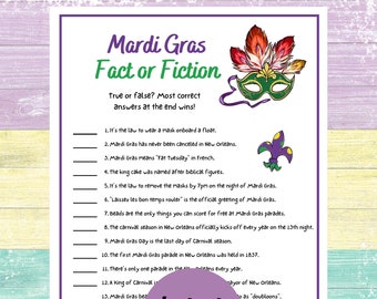 mardi gras trivia games