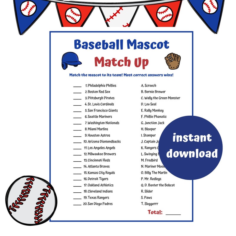 Mlb Baseball Puzzles Etsy