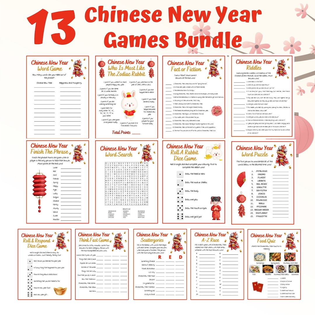 chinese new year games esl