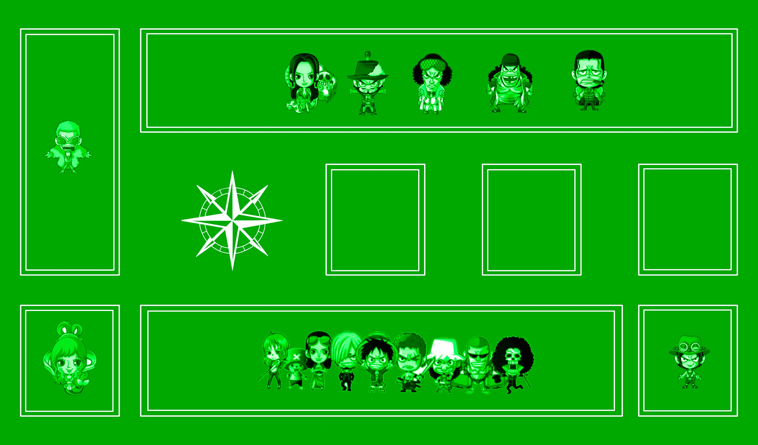 One Piece X Chibi Playmats Etsy