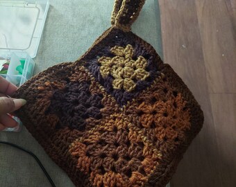 Crochet Granny Square Bag