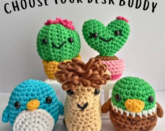 Handmade Crochet Plushies: Unique Woobles Desk Buddies