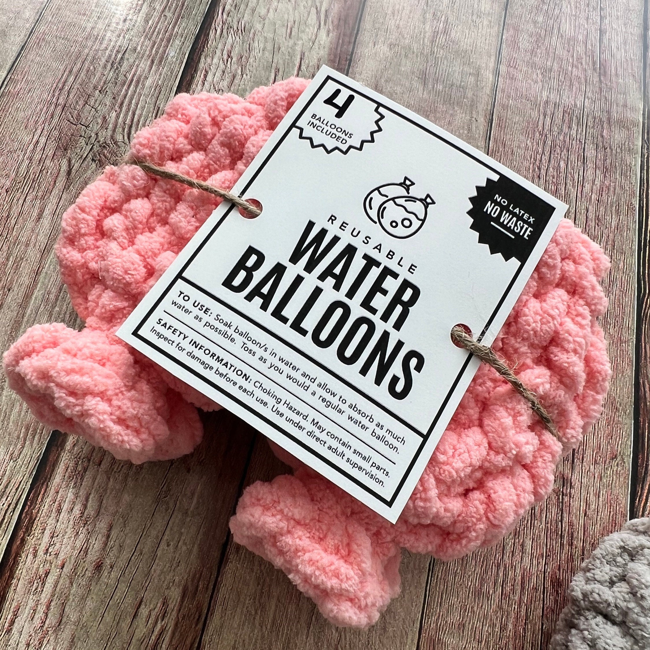 Reusable Water Balloons Crochet Water Balloons Summer Toys Eco Friendly ...