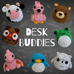 Handmade Crochet Plushies: Unique Woobles Desk Buddies