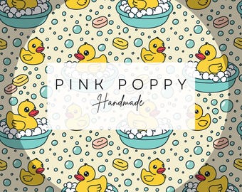 Rubber Ducks and Bubbles Seamless Pattern File - Etsy Canada