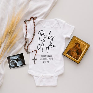 Zwangerschap Aankondiging Kaart, Katholieke Baby, Digitale Zwangerschap Aankondiging, Gender Reveal Ideeën, Baby Aankondiging Grootouder, Zwangerschap