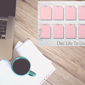 Weekly Planner Desk Notepad