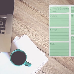 Financial Planner Notepad