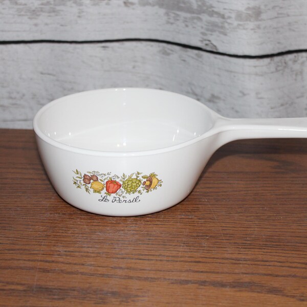 Spice of Life Le Persil Corning Ware P-82-B  Round 1 1/2 Pint Sauce Pan 750ml Skillet